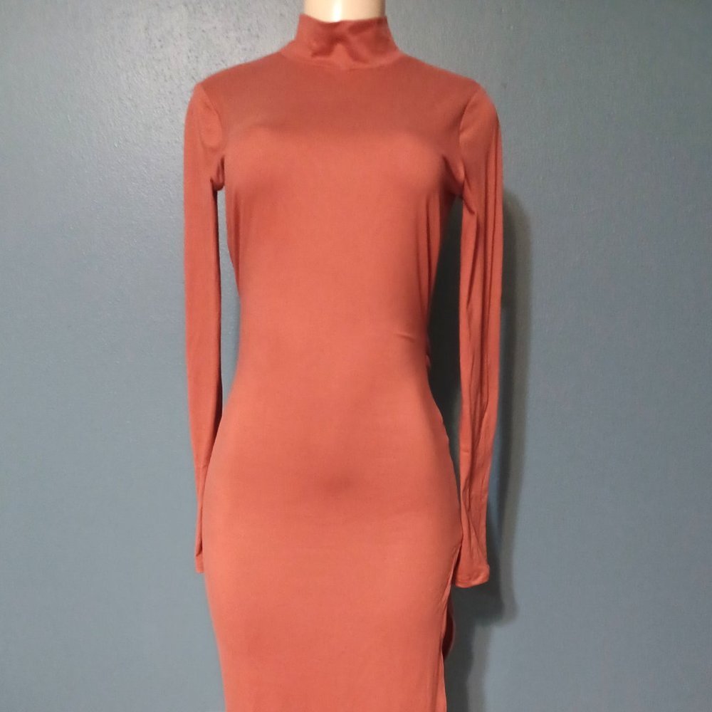 Jluxe mock neck dress